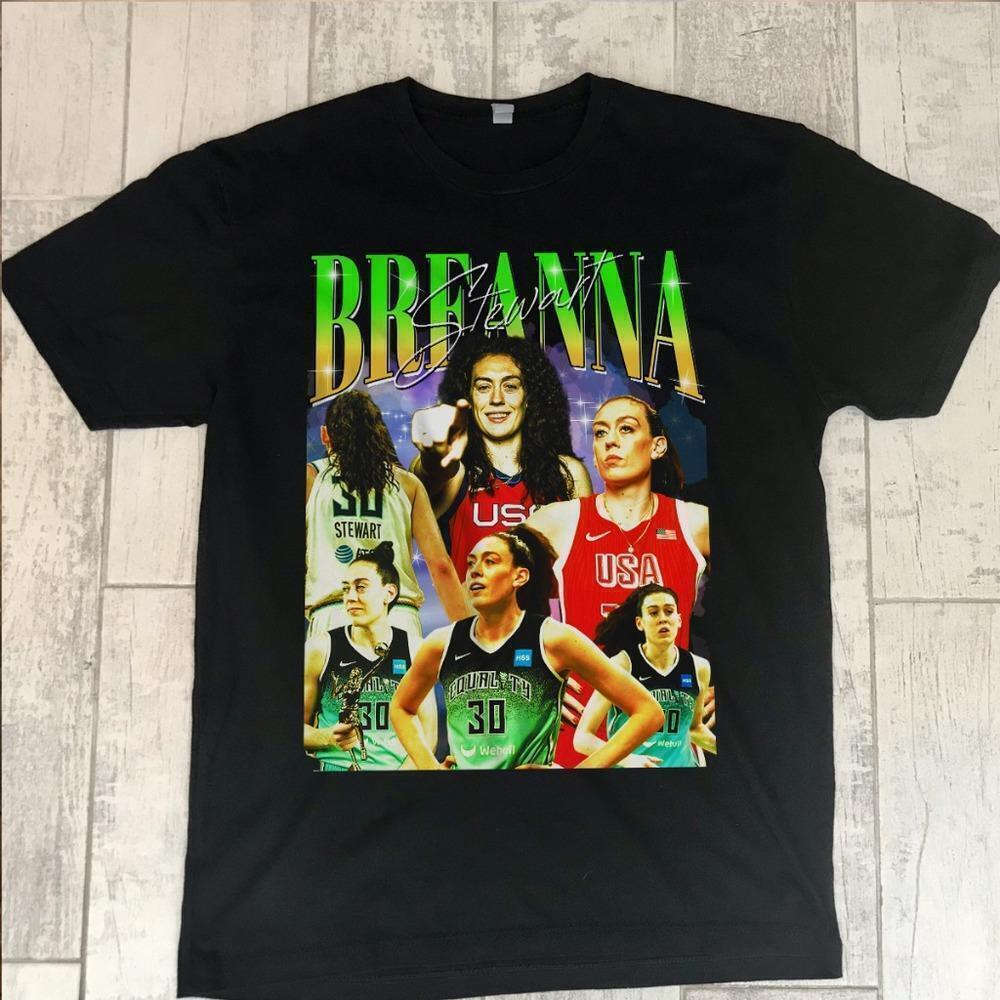 Breanna Stewart Newyork Liberty Wnba Unisex Black Tshirt